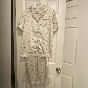 women’s Satin Pajama set from Lates by Kate XS